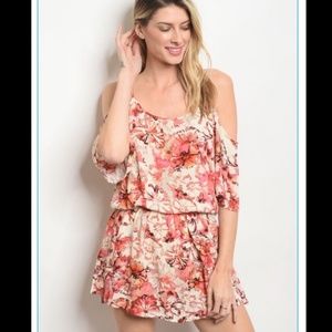 BEAUTIFUL FLORAL SKIRT/ROMPER